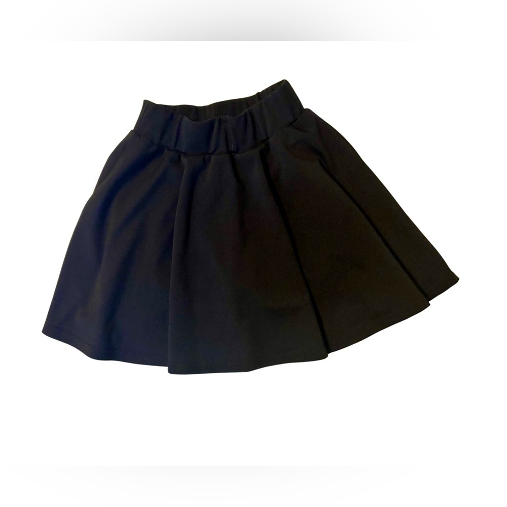 Kids Black Skater Skort